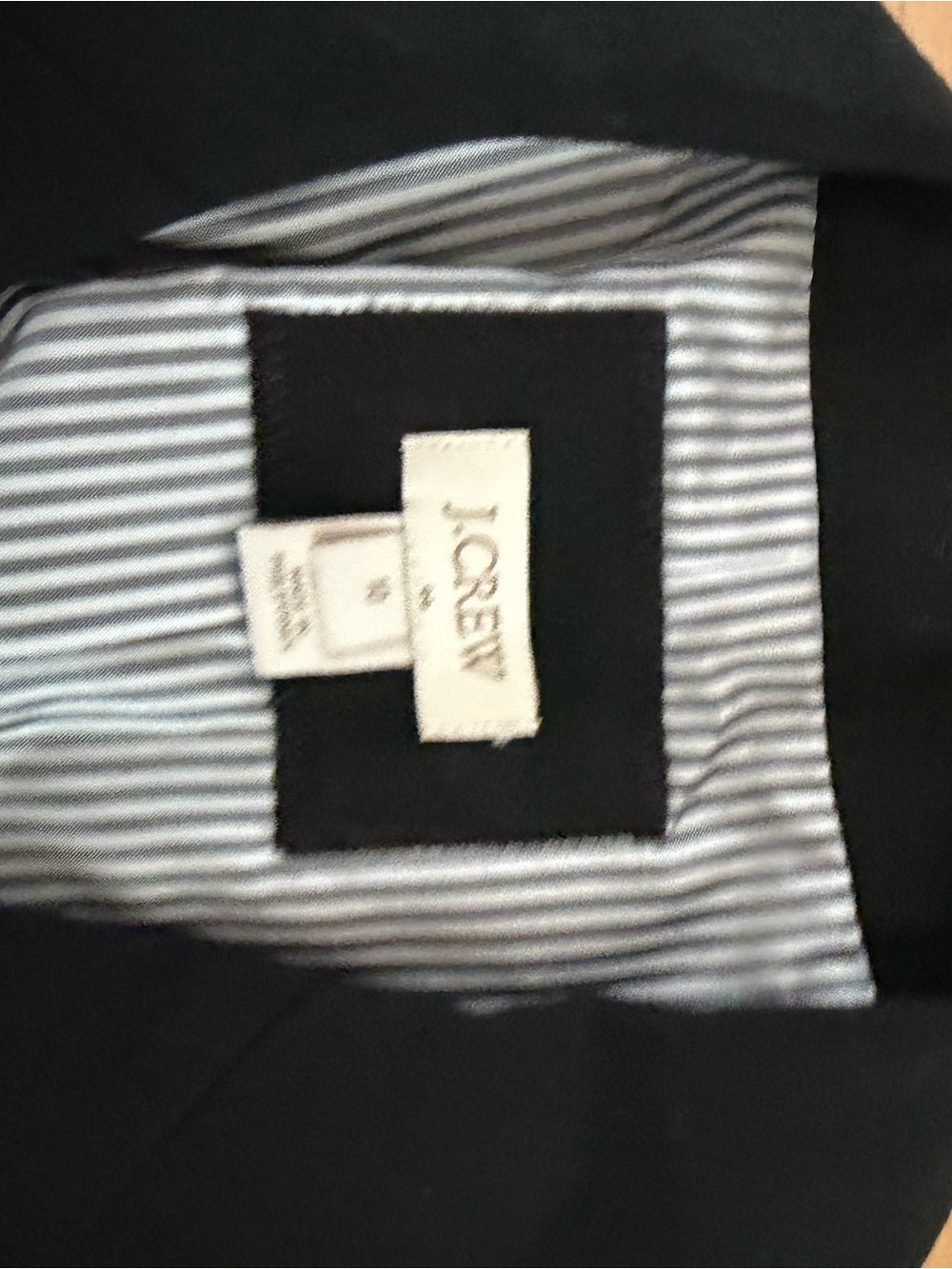 J. Crew Black Two-Button Women’s Blazer with Gold Buttons - Picture 2 of 2